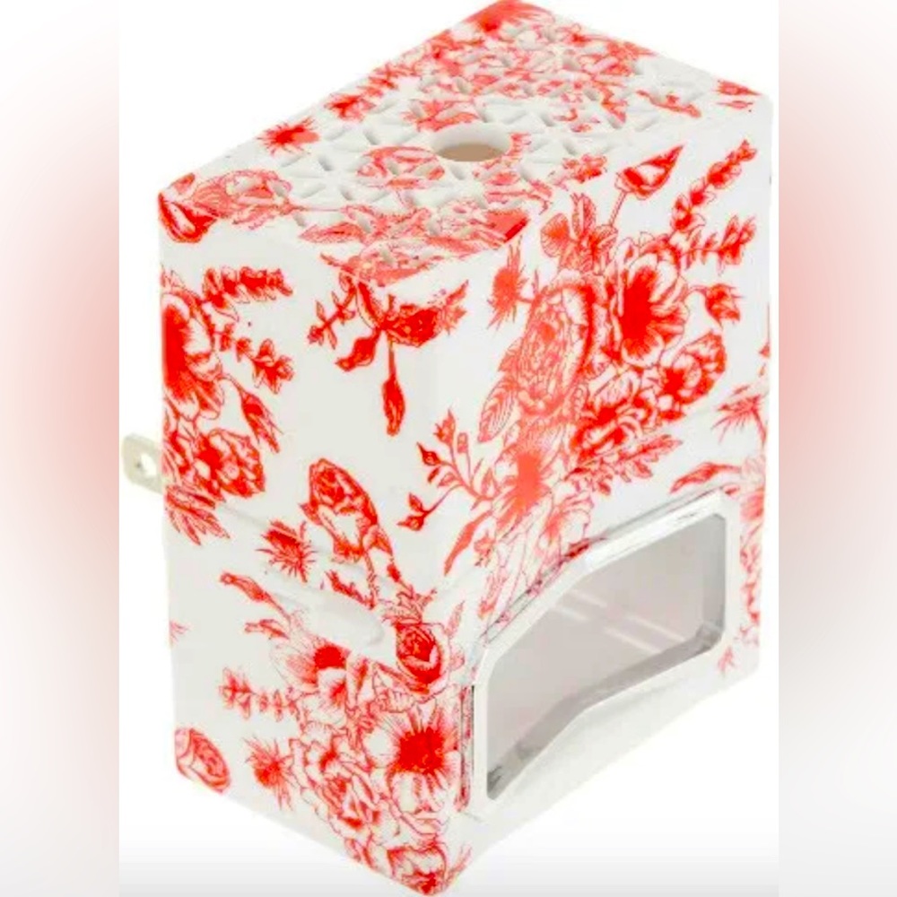 HomeWorx Harry Slatkin Set 2 Toile Plug-In Diffusers Red Toile - Picture 2 of 4